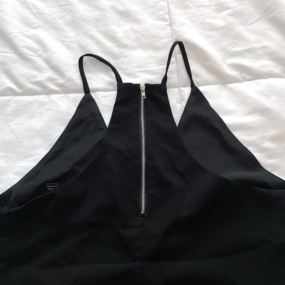 Forever 21 Black Deep V-Neck Tank Top - Picture 3 of 4
